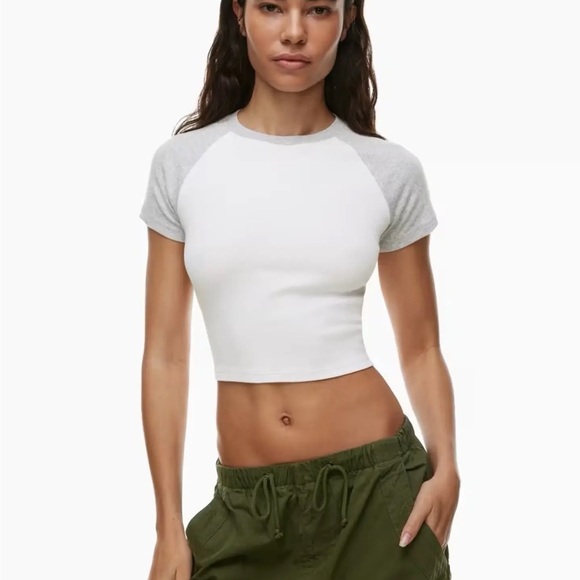 Aritzia Tops - Aritzia Rib Knit Baby Tee